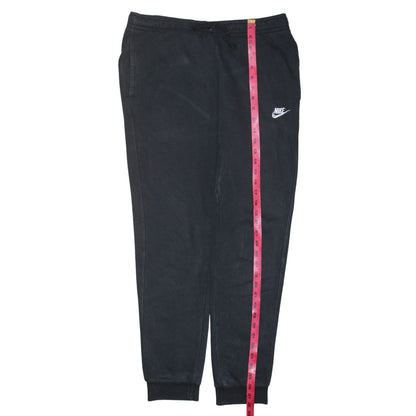 Nike Men's Black Medium Jogger Sweatpants with Elastic Drawstring Waist
