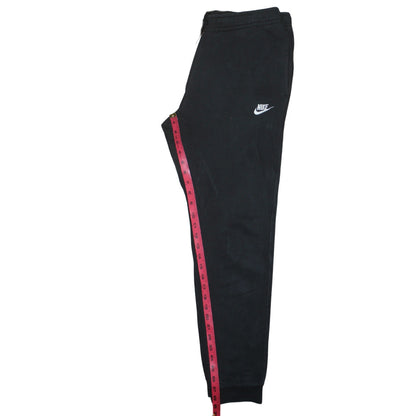 Nike Men's Black Medium Jogger Sweatpants with Elastic Drawstring Waist