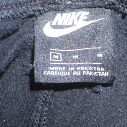 Nike Men's Black Medium Jogger Sweatpants with Elastic Drawstring Waist