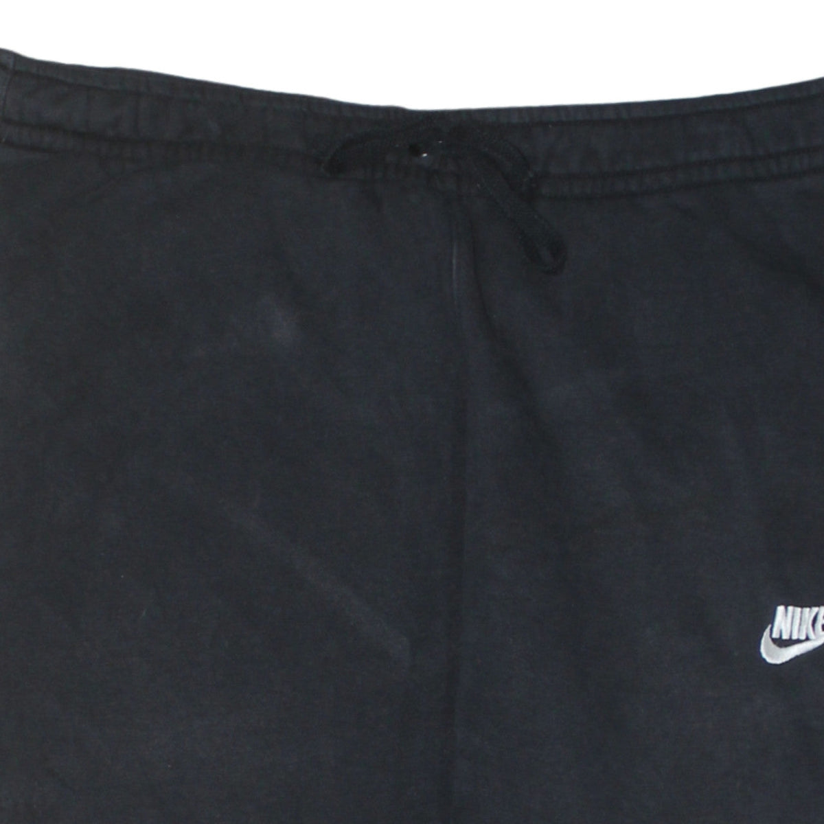 Nike Men's Black Medium Jogger Sweatpants with Elastic Drawstring Waist