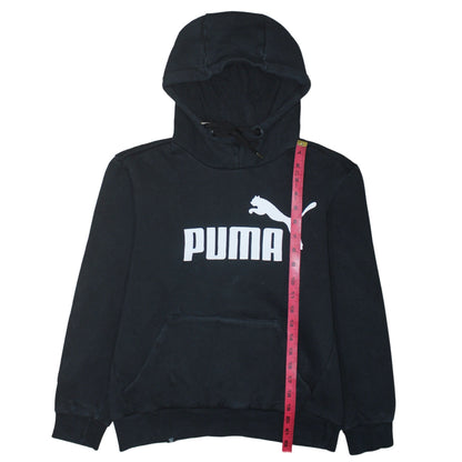 Puma Men's Black XS Pullover Hoodie Classic Logo Sportswear