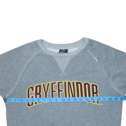 Warner Bros Men’s Grey Gryffindor Crew Neck Sweatshirt Size M