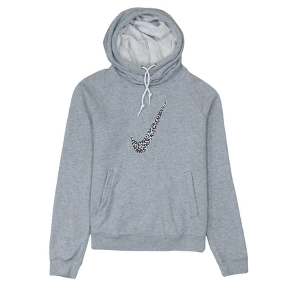 Nike Men's Grey Pullover Hoodie M Sports Fleece Sweatshirt