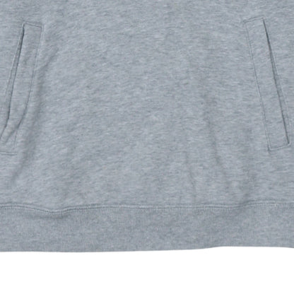 Nike Men's Grey Pullover Hoodie M Sports Fleece Sweatshirt