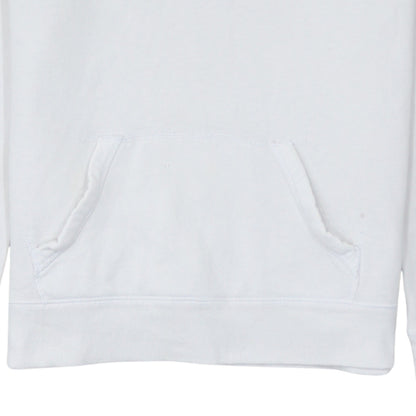 Hollister Men’s White Pullover Graphic Hoodie M Regular Fit