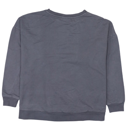 Disney Tu Women's Grey Mickey Mouse Athletic Cotton Sweatshirt Size 14