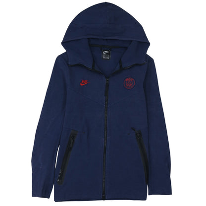 Nike Men’s Blue Full Zip Paris Hoodie Size S Athletic Fit
