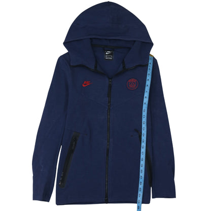 Nike Men’s Blue Full Zip Paris Hoodie Size S Athletic Fit