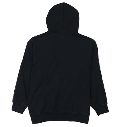 Adidas Women Black Pullover Hoodie Size 8 Relaxed Fit Casual Sweatshirt