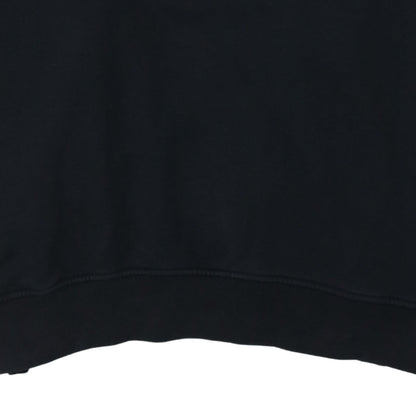 Adidas Women Black Pullover Hoodie Size 8 Relaxed Fit Casual Sweatshirt