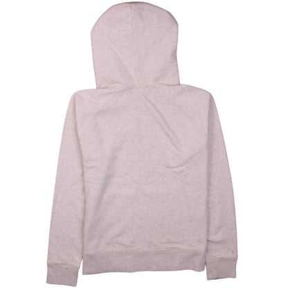 GAP Women Beige Full Zip Hoodie M Cotton Blend Casual Sweatshirt