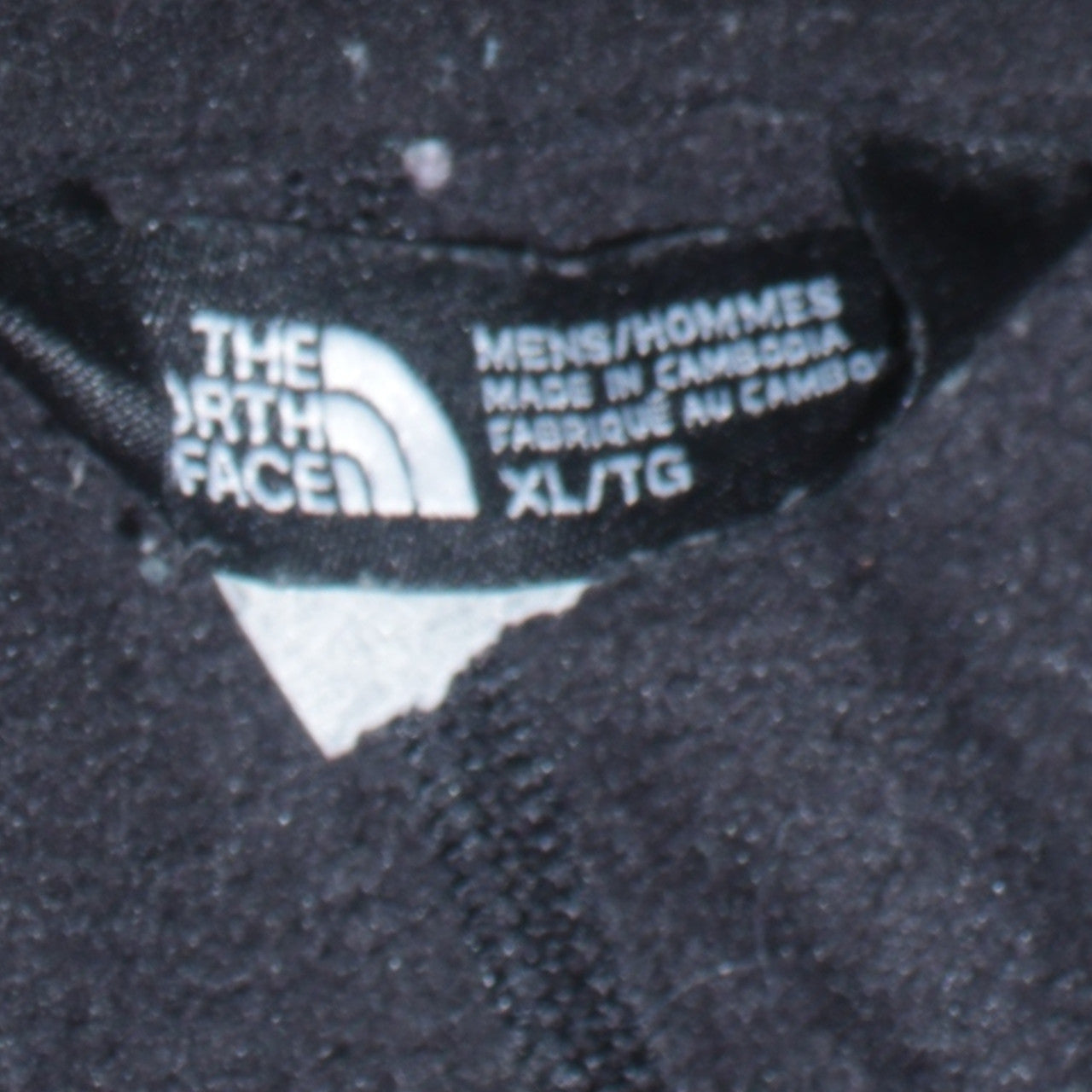 The North Face Men's Black XL Fleece Full Zip Outdoor Jacket