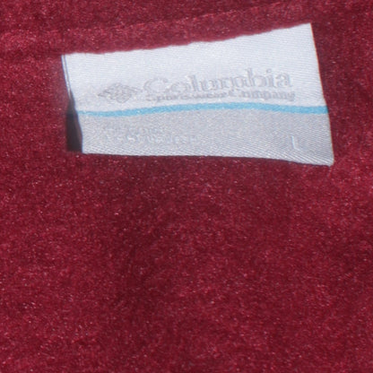 Columbia Men's Brown Fleece Henley Sweatshirt Size L Outdoor