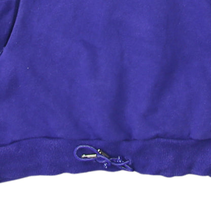 Adidas Women Purple Pullover Hoodie Dress Size 14 Logo Tunic