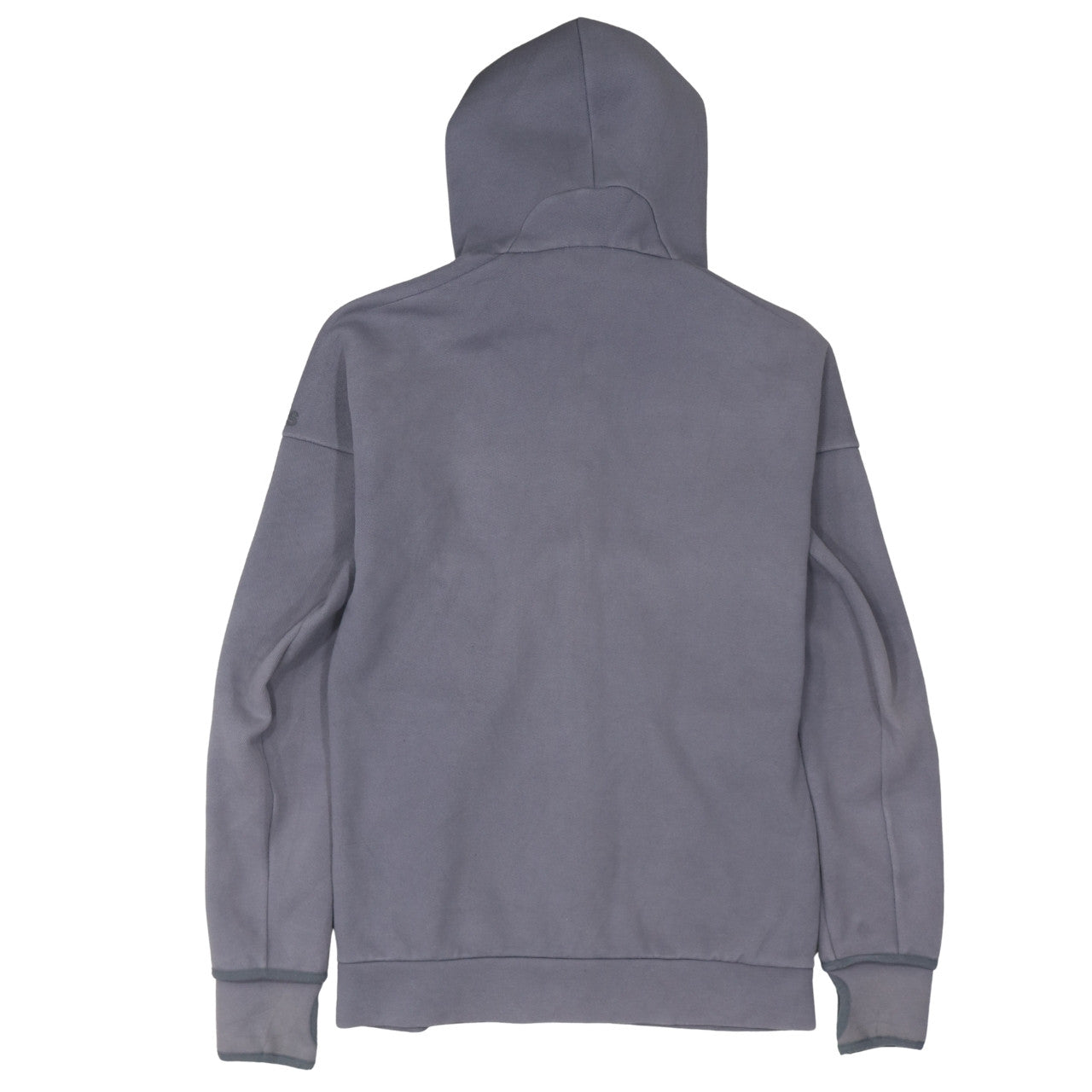 Adidas Men's Grey Full Zip Hoodie Size S Regular Fit Sportswear