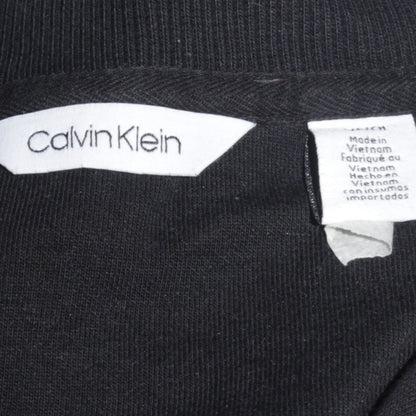 Calvin Klein Men's Multicoloured 1/4 Zip Logo Sweatshirt M