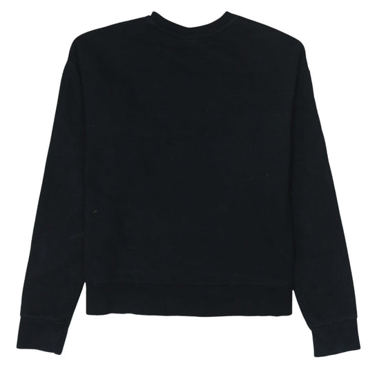 Disney Primark Cares Black Glitter Logo Sweatshirt XS Women
