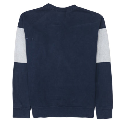 Nike Men’s Blue Air Logo Crew Neck Pullover Sweatshirt Size S