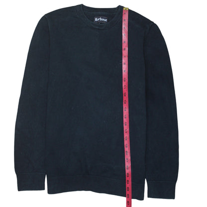Barbour Men's Blue Cotton Crew Neck Pullover Jumper Size M