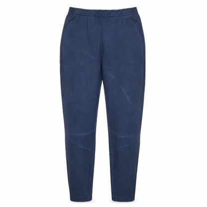 Adidas Men's Blue Jogger Trousers M Regular Fit Cotton Blend