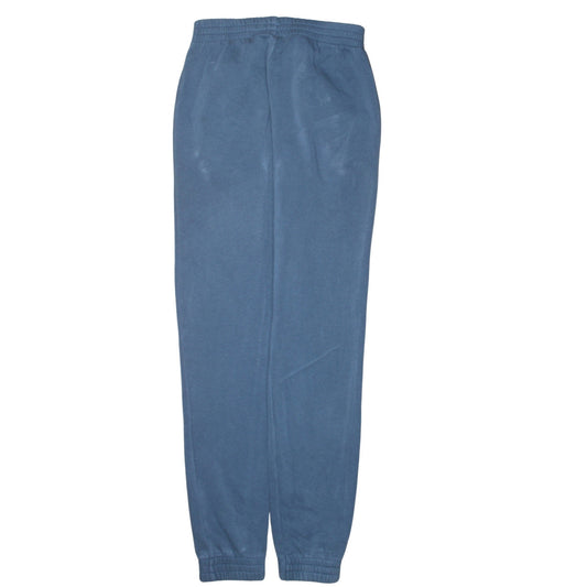 adidas Mens Blue Jogger Sweatpants S Tapered Fleece Activewear