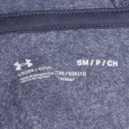 Under Armour Men Blue Small Pullover Hoodie Long Sleeve Sports Loose Fit