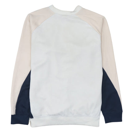 Nike Men's White Pullover Sweatshirt M Logo Athletic Crew Neck