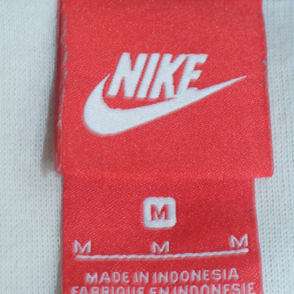 Nike Men's White Pullover Sweatshirt M Logo Athletic Crew Neck