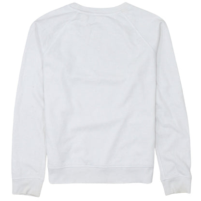 Levi's Men's White Logo Crew Neck Sweatshirt Size S Pullover