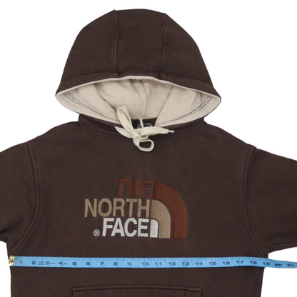 The North Face Men's Brown Pullover Hoodie Size S Cotton Sweatshirt