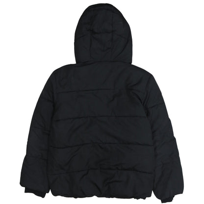GAP Kids Boys Black XL ColdControl Max Hooded Puffer Jacket Winter Coat