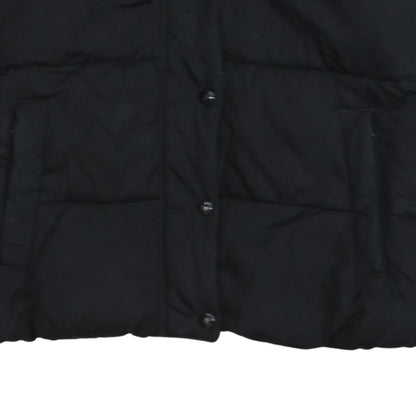GAP Kids Boys Black XL ColdControl Max Hooded Puffer Jacket Winter Coat