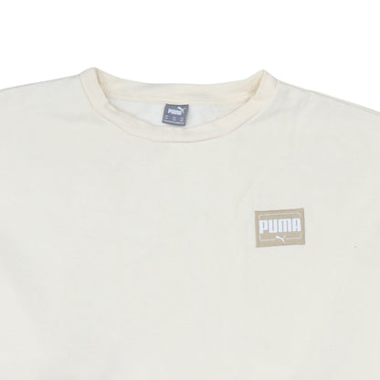 Puma Men's Beige 2XL Crew Neck Pullover Sweatshirt