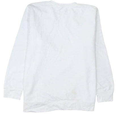 Levi's Mens White 3XL Crew Neck Logo Pullover Sweatshirt