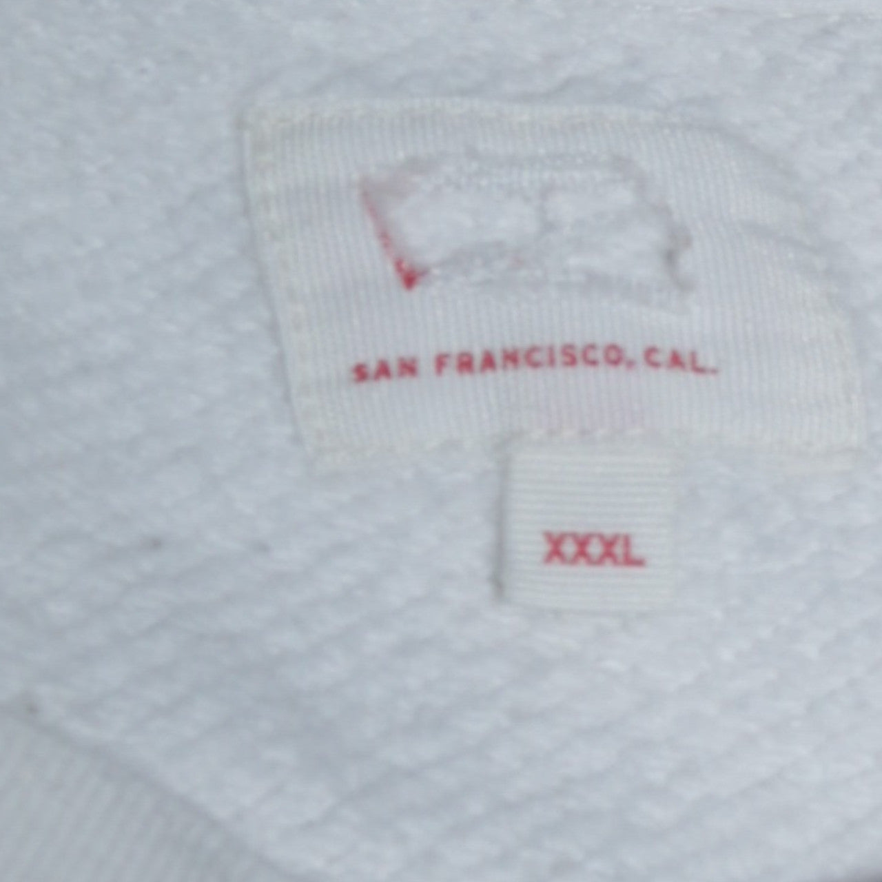 Levi's Mens White 3XL Crew Neck Logo Pullover Sweatshirt