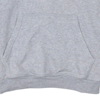 adidas Womens Grey 1/2 Zip Hooded Sweatshirt Size 12 Regular
