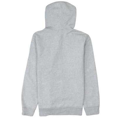 GapKids Boys Grey Full Zip Hoodie Size 13 Years Cotton Blend Logo Top