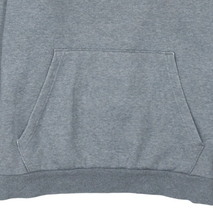 Puma Men's Grey XL Pullover Hoodie with Logo and Kangaroo Pocket