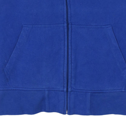 GapKids Boys Blue Full Zip Hoodie 13-14 Years Logo Hooded Sweatshirt