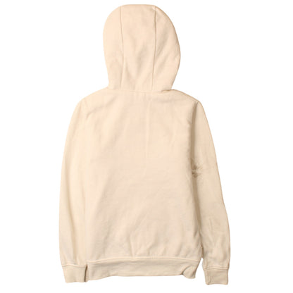 FB Sister Womens Ivory Full Zip Hooded Sweatshirt XS Faux Fur Lined