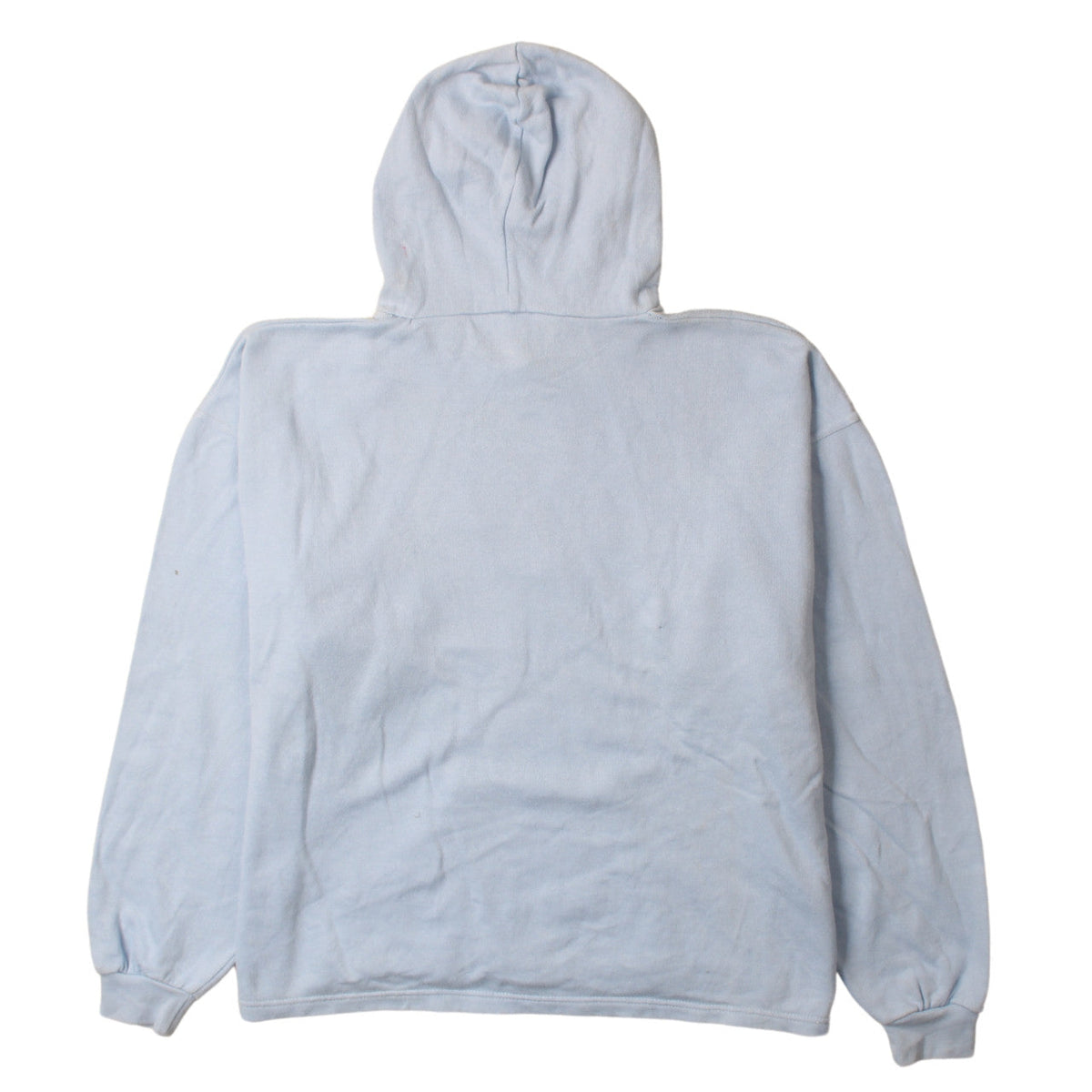 Fila Womens Light Blue Pullover Hoodie Size L Logo Embroidered