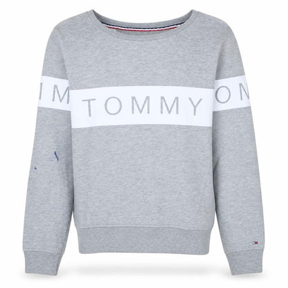 Tommy Hilfiger Men’s Grey Logo Crew Neck Sweatshirt Size S