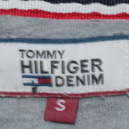 Tommy Hilfiger Men’s Grey Logo Crew Neck Sweatshirt Size S