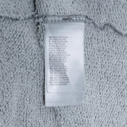 The North Face Womens Grey Full Zip Hoodie Size L Lightweight Fleece