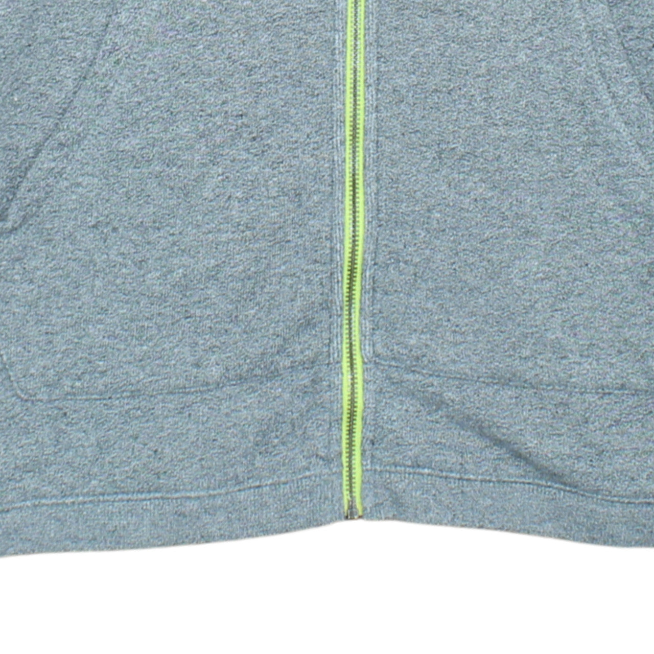 The North Face Womens Grey Full Zip Hoodie Size L Lightweight Fleece