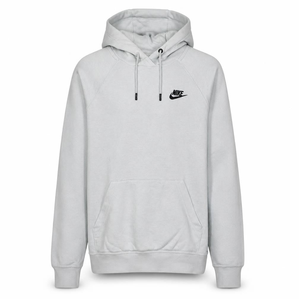 Nike Men's Beige Pullover Hoodie XS Fleece Logo Sweatshirt