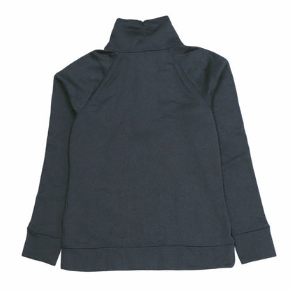 Fila Women's Black 1/4 Zip Pullover Sweatshirt Size L Sportswear