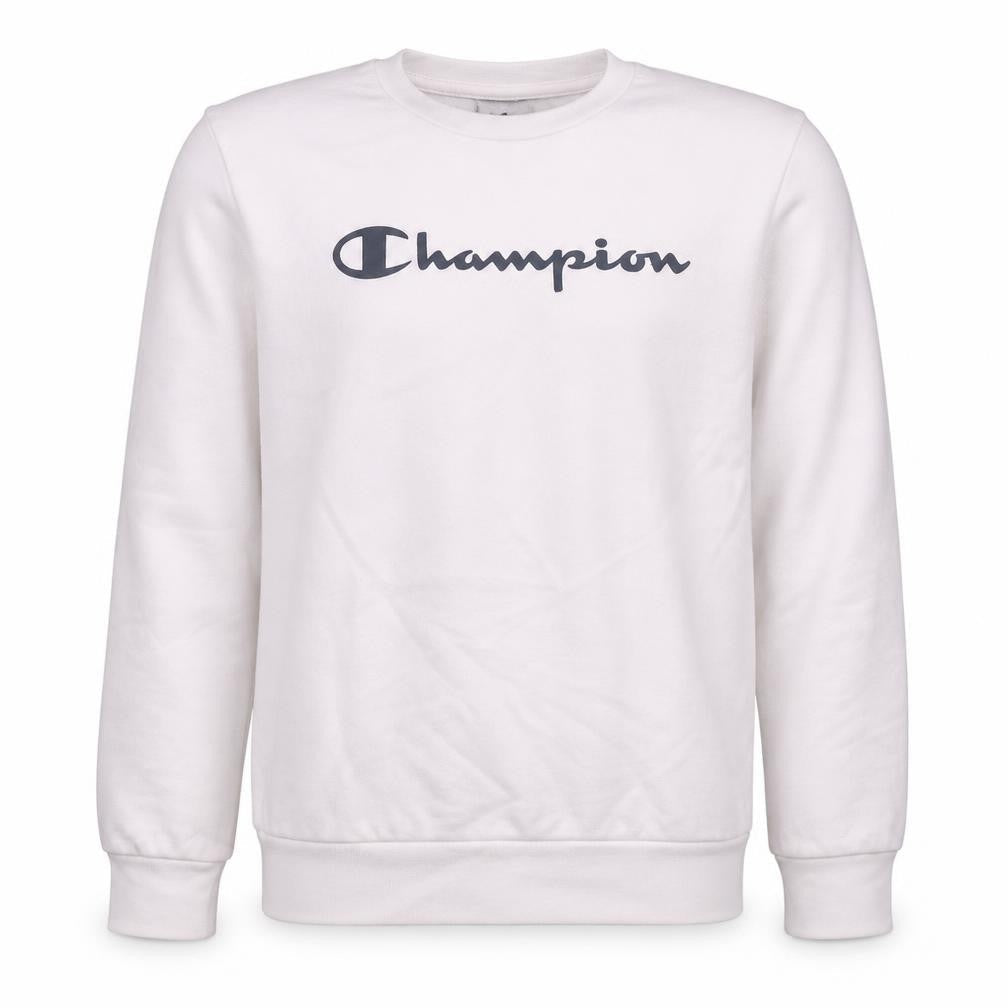 Champion Boys White Logo Pullover Sweatshirt Size 13-14 Years
