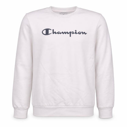 Champion Boys White Logo Pullover Sweatshirt Size 13-14 Years
