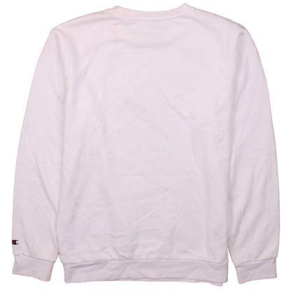 Champion Boys White Logo Pullover Sweatshirt Size 13-14 Years